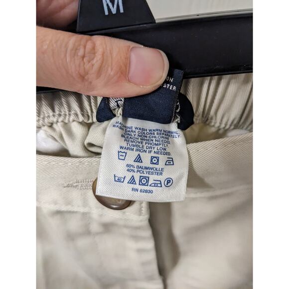 Lands' End Women's Tan High Rise Chino Elastic Back Short Size 16P - Picture 4 of 4